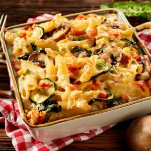 Trio de pâtes gratiné
