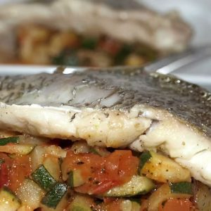 Filet de dorade aux petits légumes